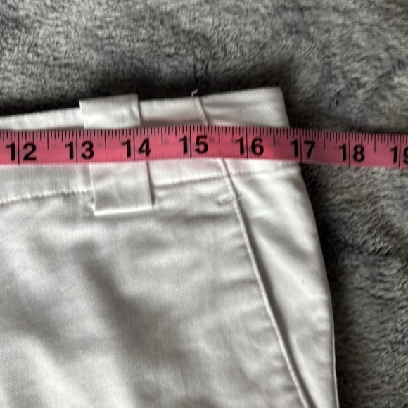 Lauren-Ralph Lauren Active Chino Cropped Pants in White Size 10 EUC - Picture 4 of 7
